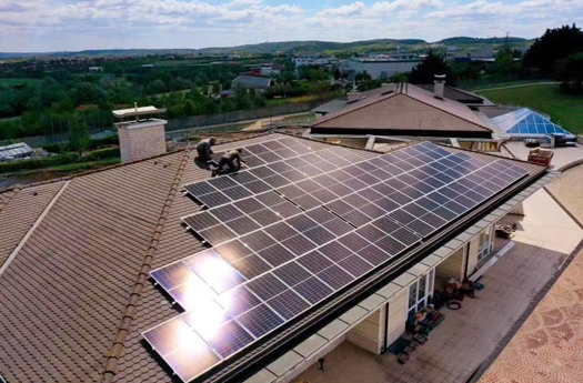 Sistema de fornecimento de energia solar off-grid de telhado 30KW no Chile
