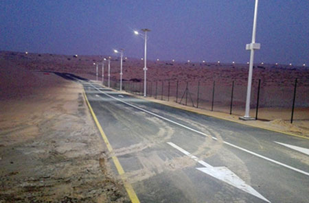 Projeto de iluminação rodoviária de engenharia da Ilha de Dubai