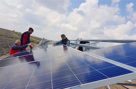 10KW Off Grid Sistema De Energia Solar Para A Agricultura Na Turquia