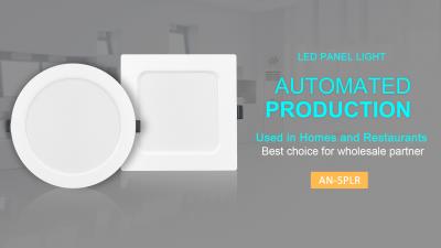 Luz de painel led redonda