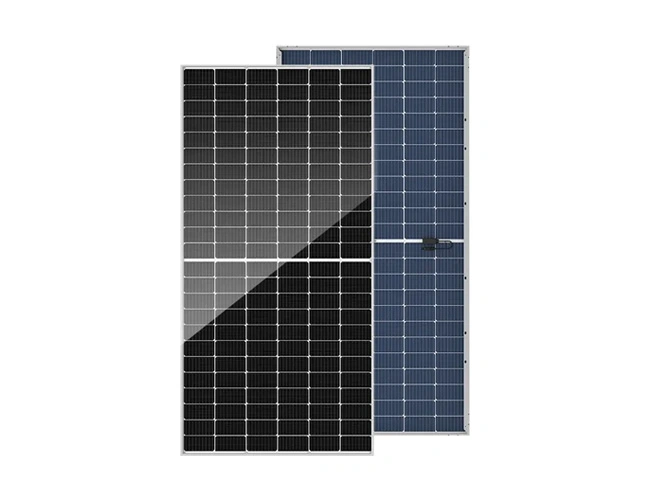 Módulo bifacial tipo N de meia célula de 400W-580W com painéis solares mono de vidro duplo