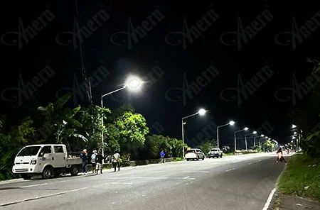 300 conjuntos de SLZ Solar Street Lighting Project nas Filipinas