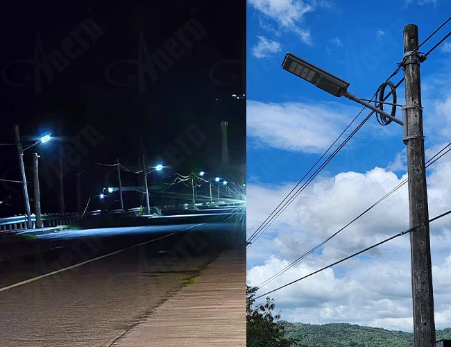 Lâmpada Solar Integrada Led