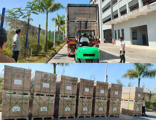 Painéis solares bifaciais mono anern
