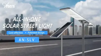 Tudo em um integrado Solar Led Street Light(AN-SLV)