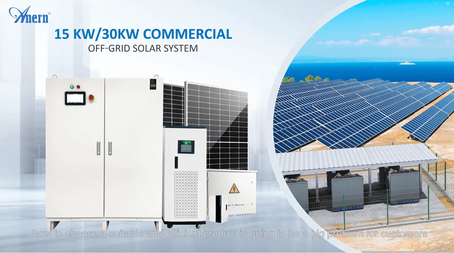 15KW-50KW Off Grid Sistema Solar