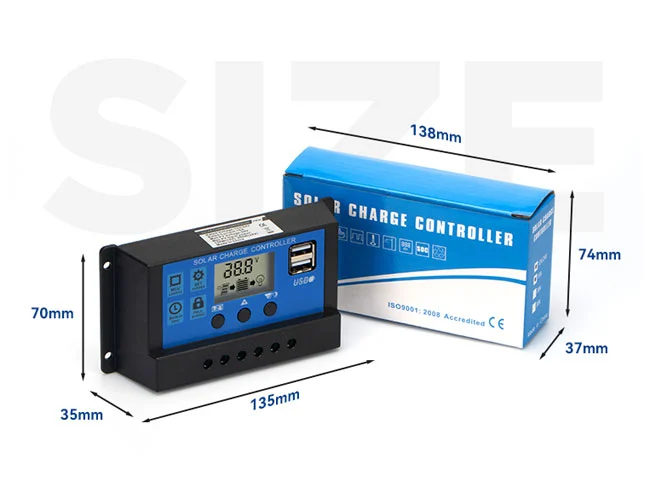 Controlador de carga solar PWM