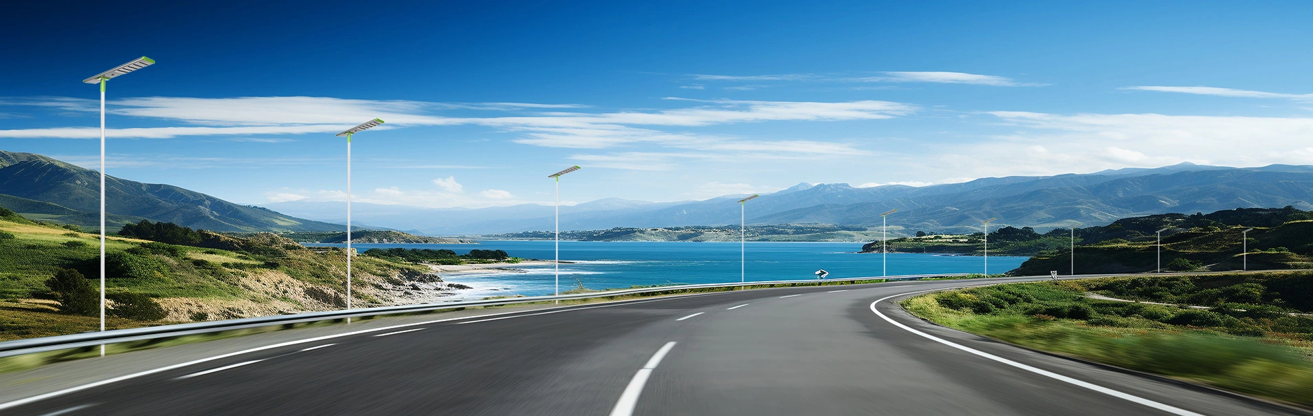 Luz de rua solar ajustável