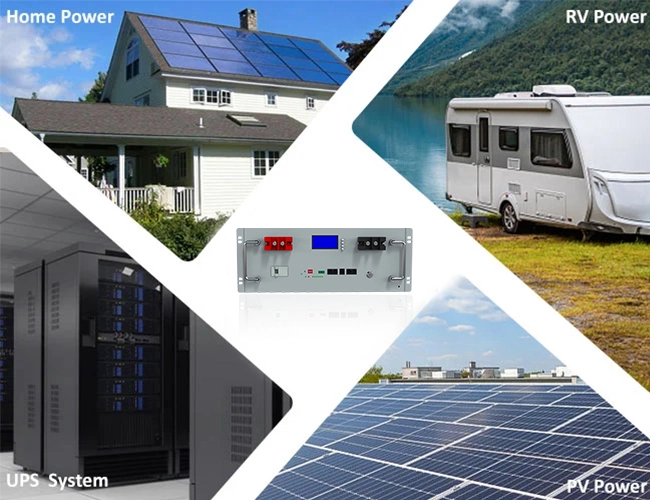 Bateria de Lítio LiFePO4 em Rack