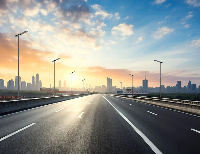 Luz de rua led solar tudo em um