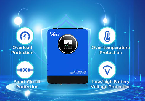 Design multi-proteção: Inclui proteções contra sobrecarga, temperatura excessiva, curto-circuito e baixa/alta tensão da bateria.