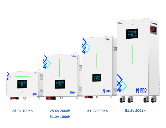 Bateria solar montada na parede