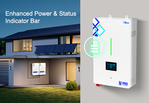 A nova barra indicadora fornece uma exibição mais intuitiva e detalhada do status de energia, garantindo que os usuários sejam sempre informados.