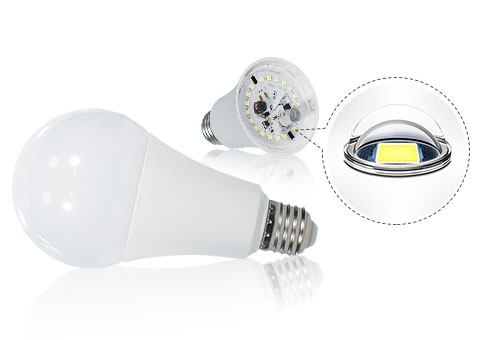 the entire lighting effect of Anern A60 LED bulb can be as high as 100lm/w