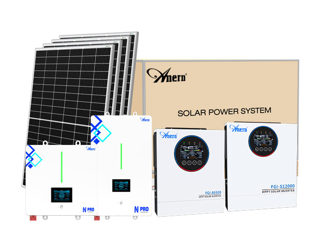 Sistema de armazenamento solar híbrido em casa 5KW-12KW